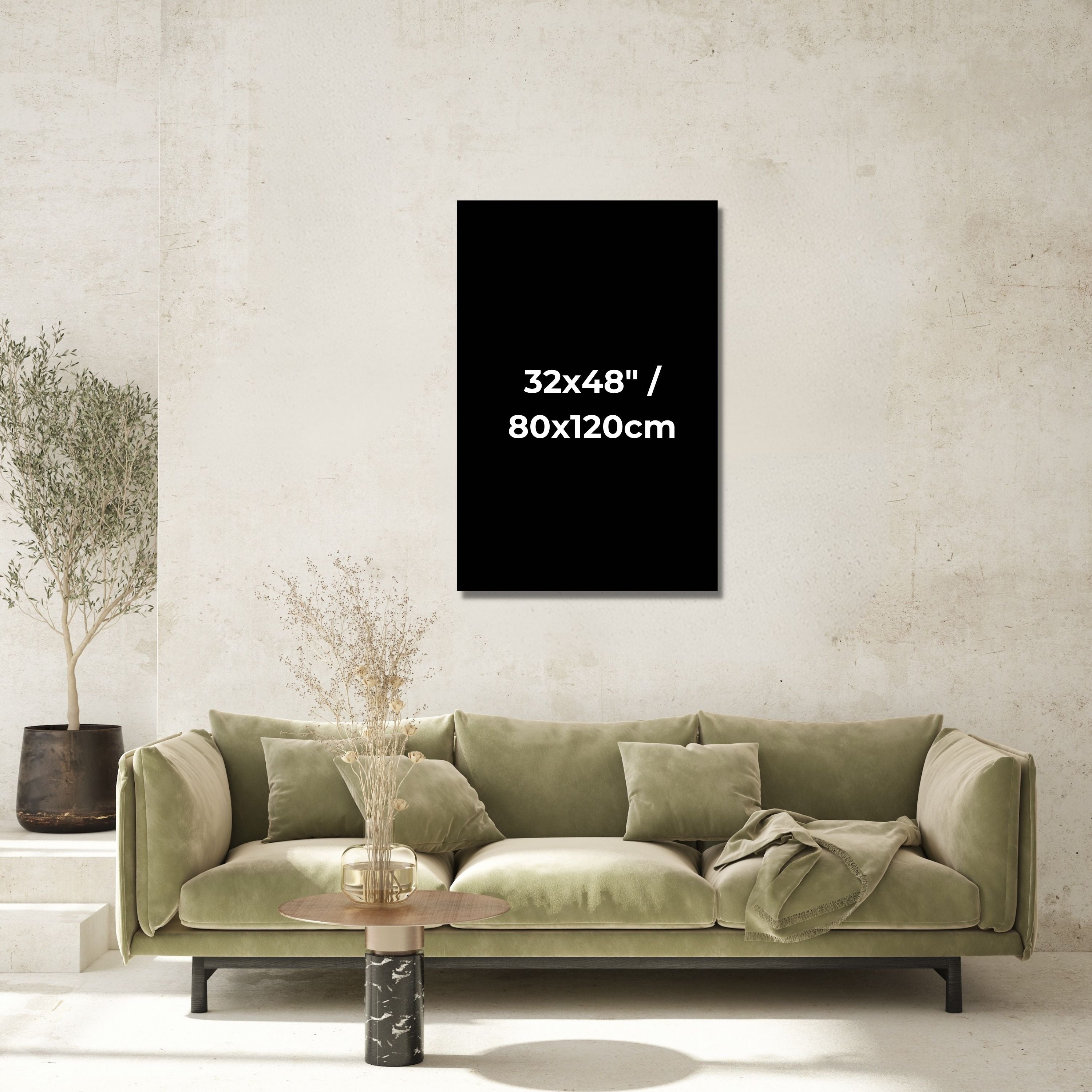Minimal Layered Circles Abstract Wall Art, Neutral Modern Framed Canvas
