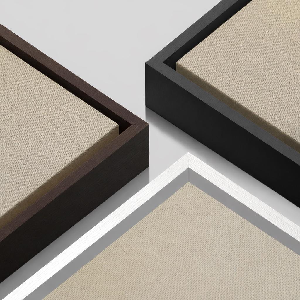 Diptychon Minimalistische abstrakte gelbe Formen Wandkunst – Gerahmte Leinwand-Wandkunst – 2er-Set