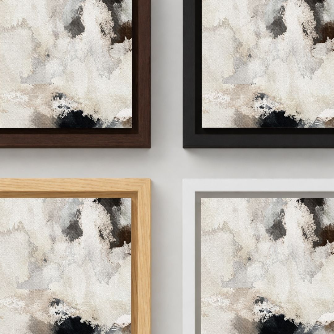 Neutral Abstract Watercolor Wall Art - Style B