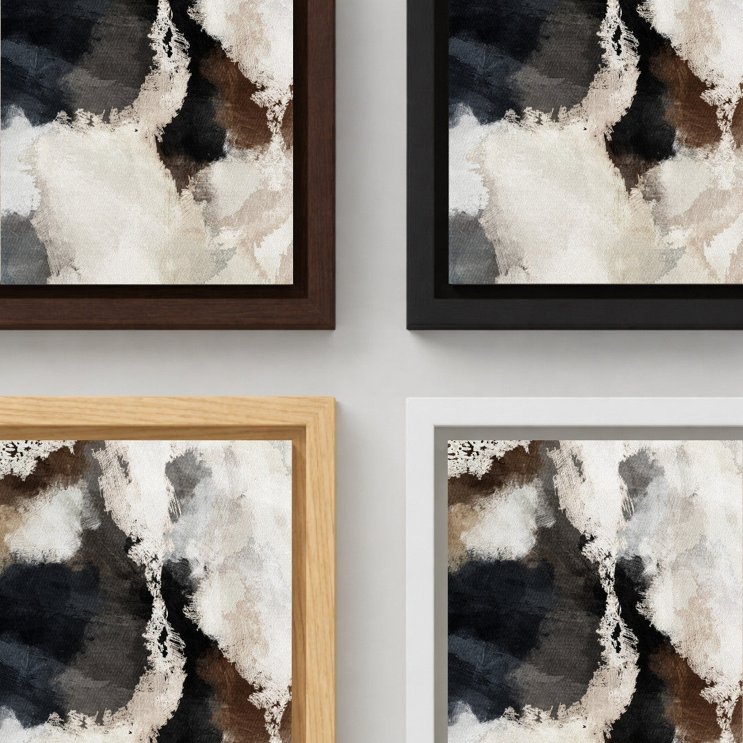 Neutral Abstract Watercolor Wall Art - Style A