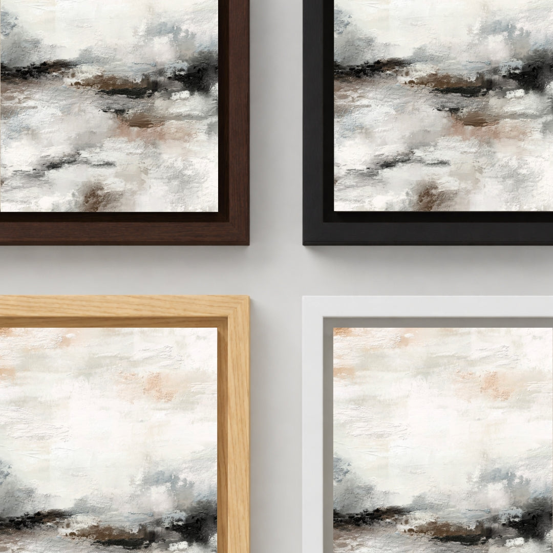 Neutrale abstrakte Landschaft Wandkunst