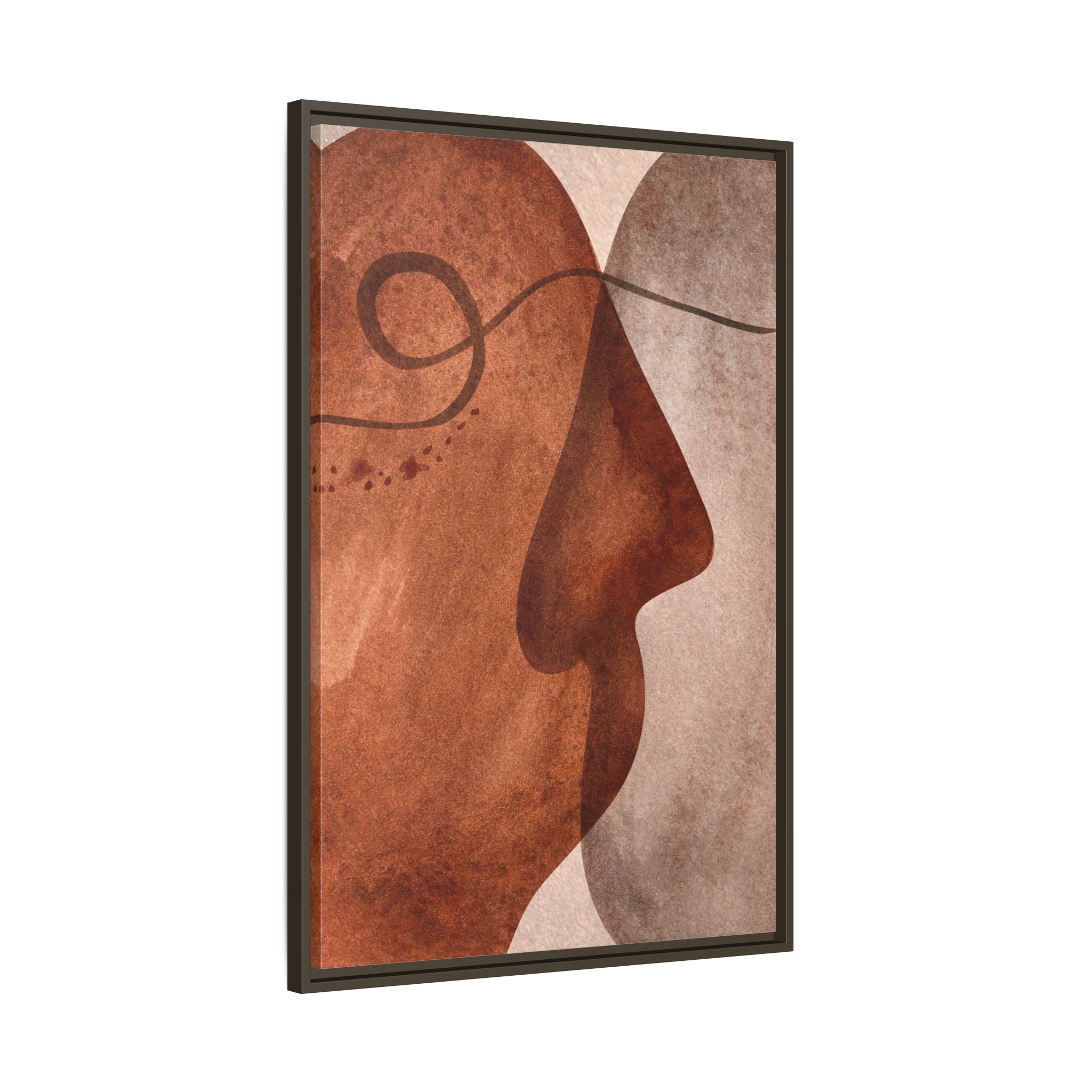 Mid Century Abstract Faces Wall Art - Style B