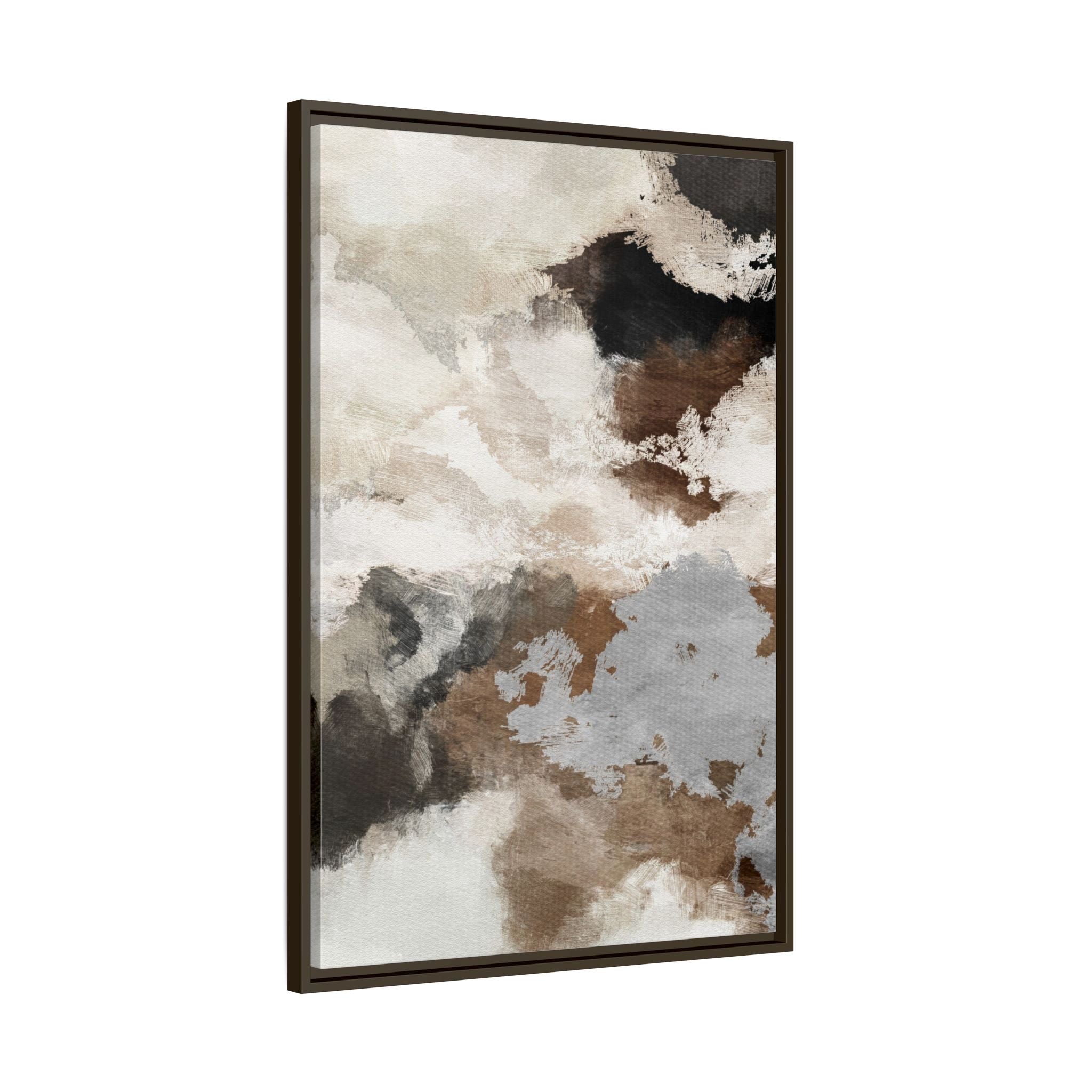 Neutral Abstract Watercolor Wall Art - Style C