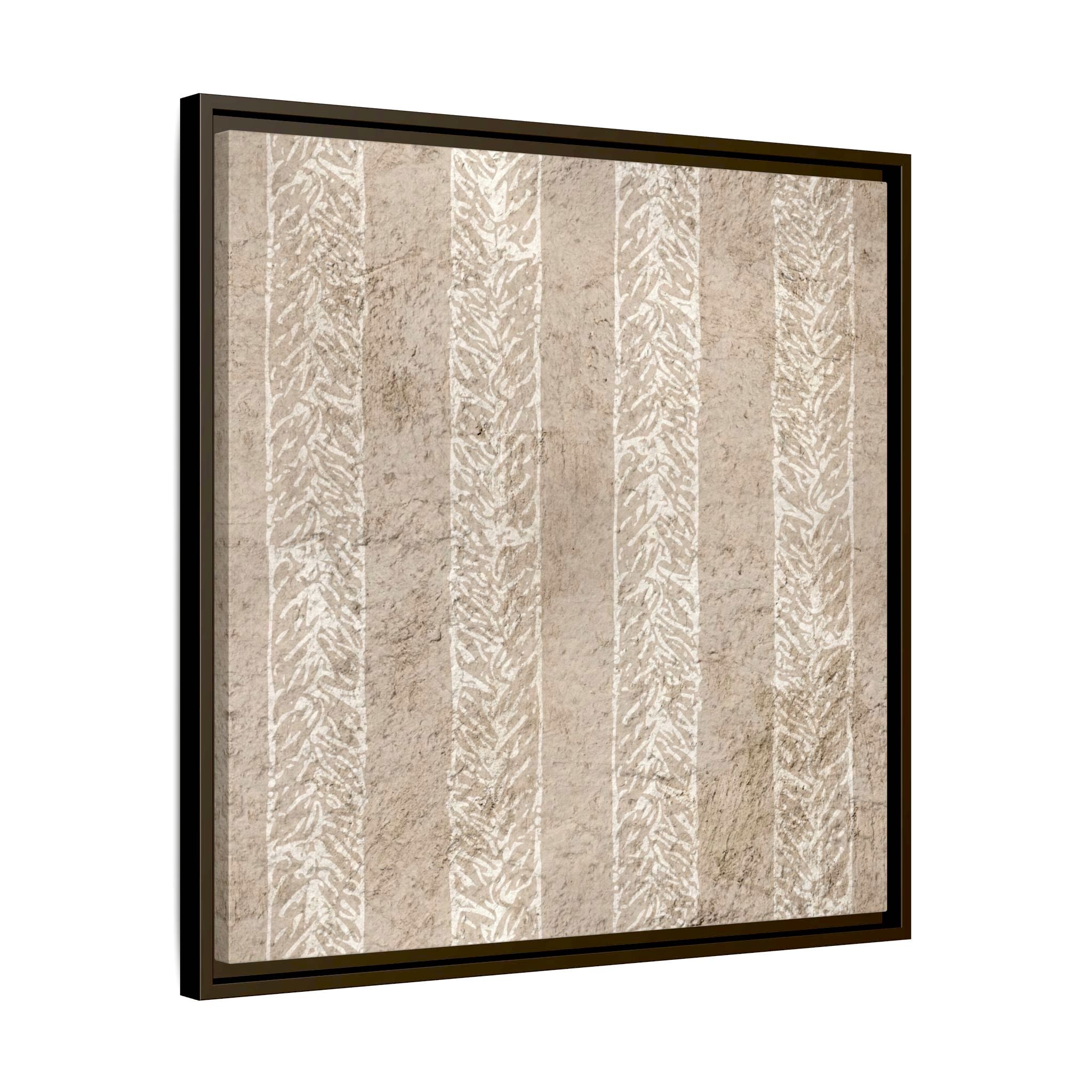 Beige and white wabi sabi framed wall art