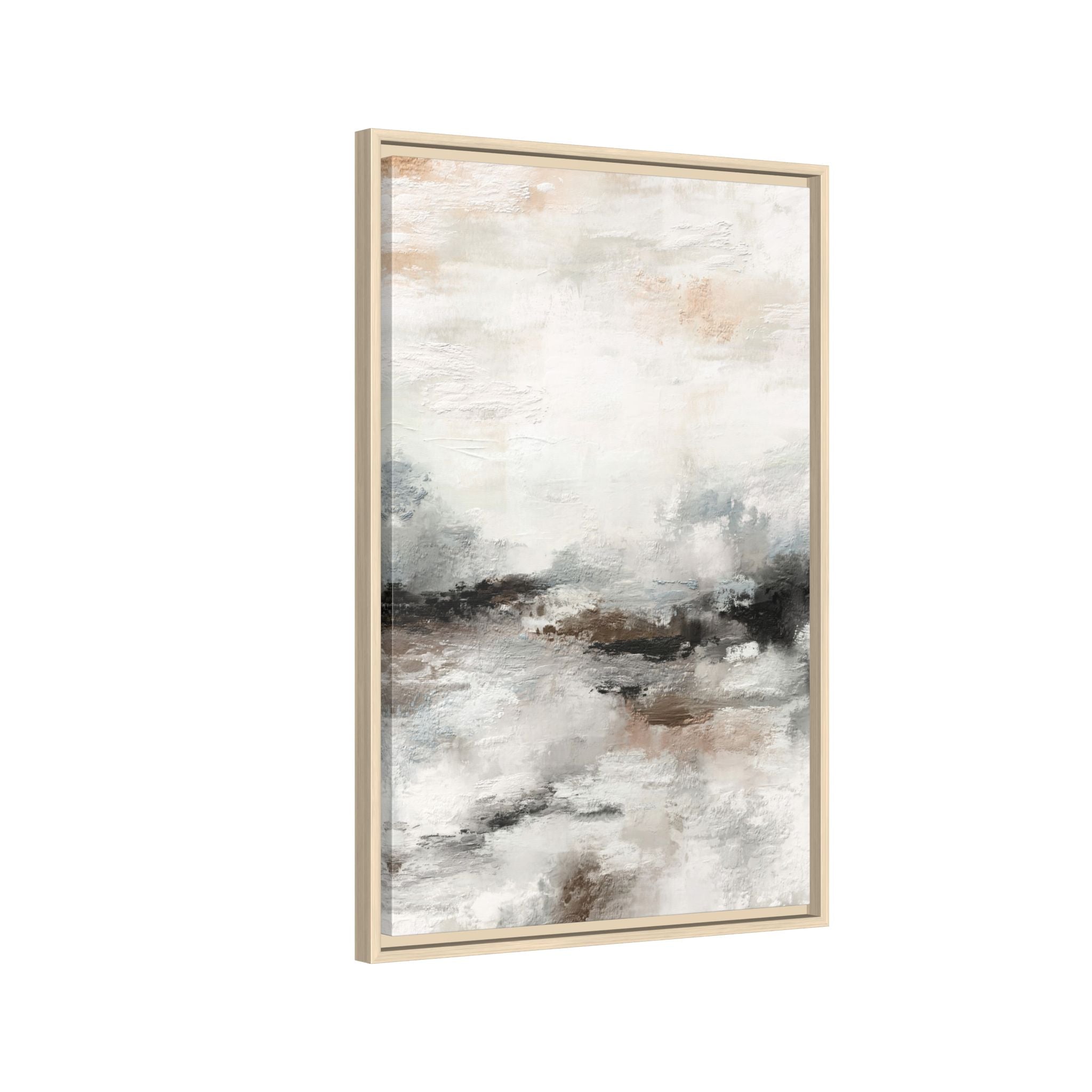 Neutrale abstrakte Landschaft Wandkunst