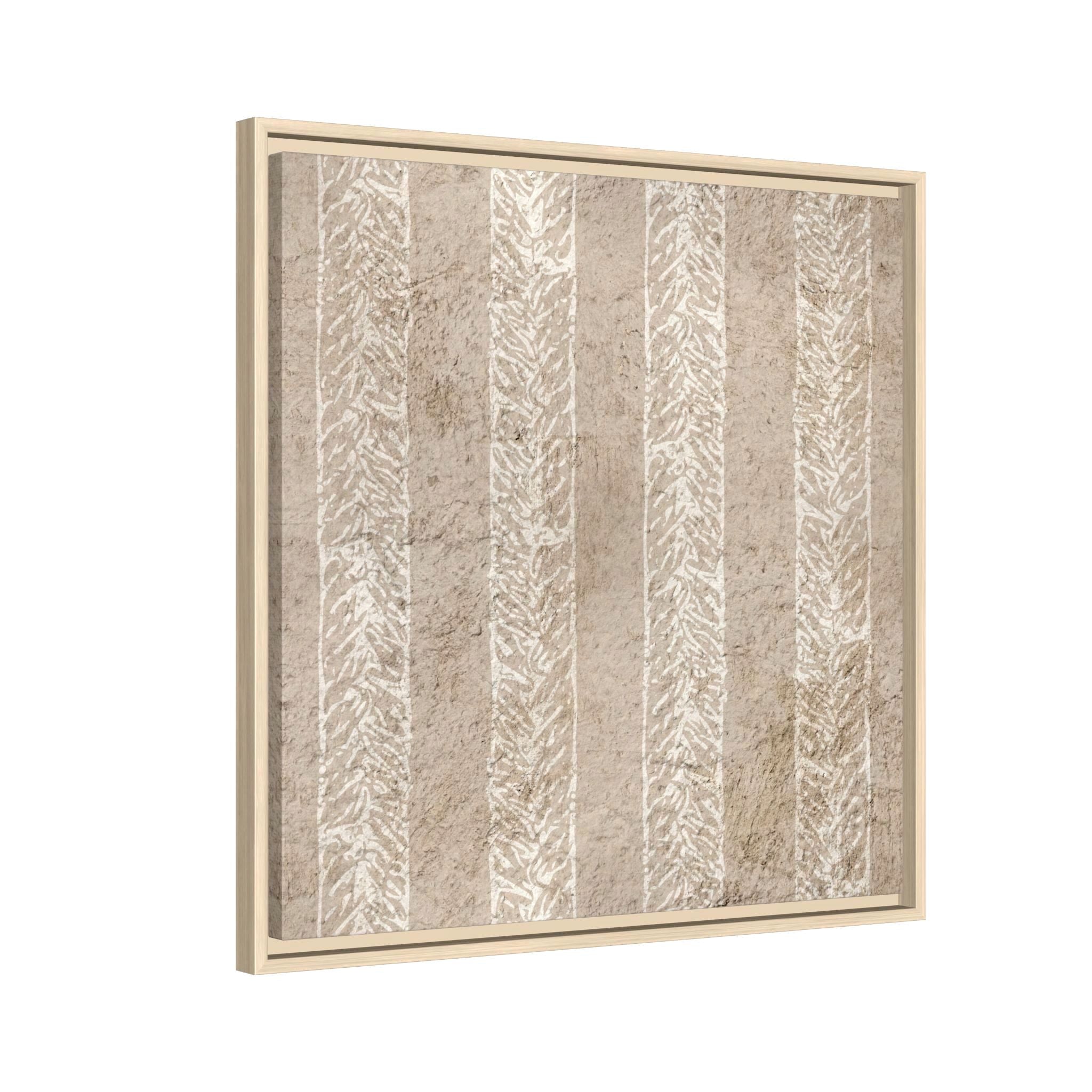 Beige and white wabi sabi framed wall art