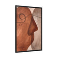 Mid Century Abstract Faces Wall Art - Style B