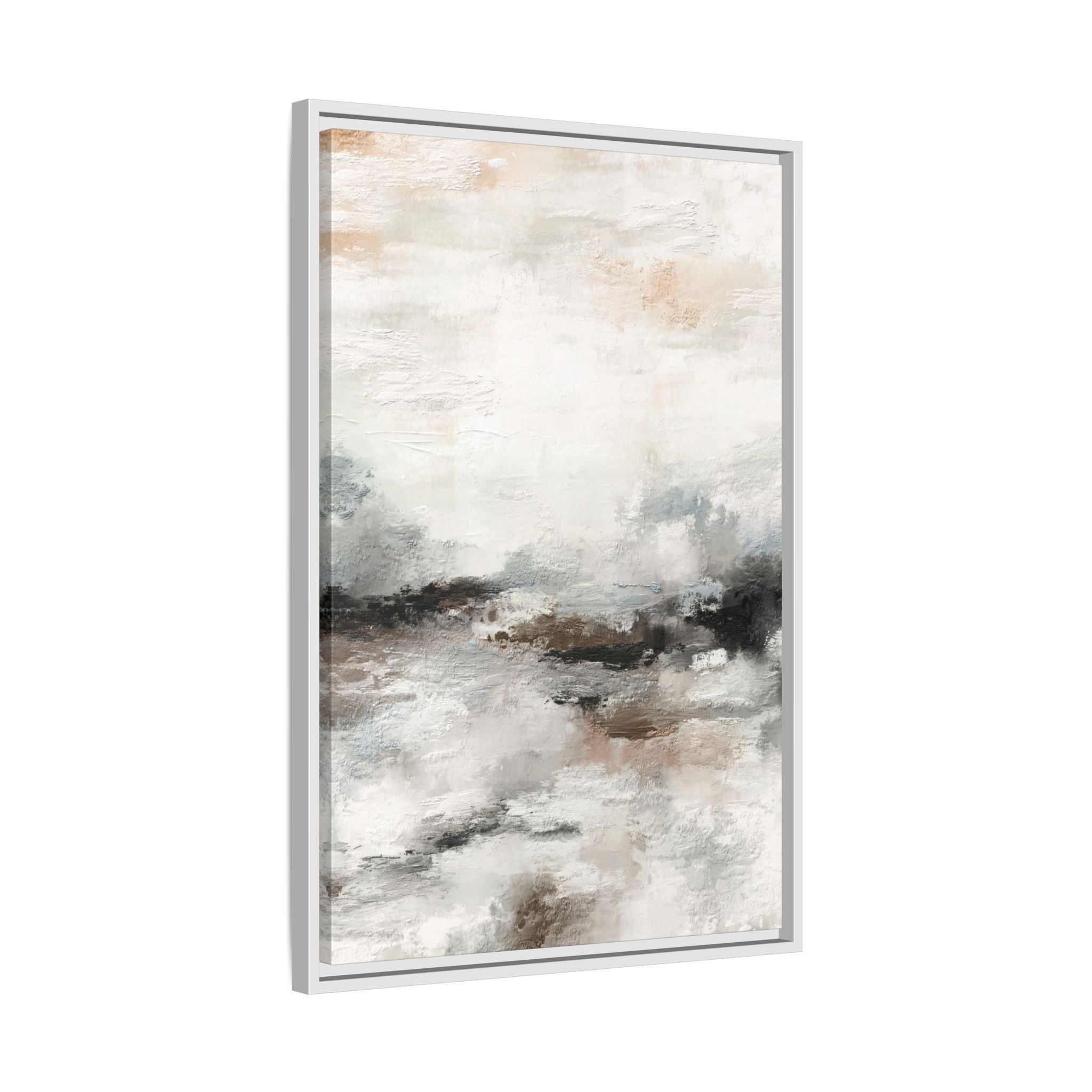 Neutrale abstrakte Landschaft Wandkunst