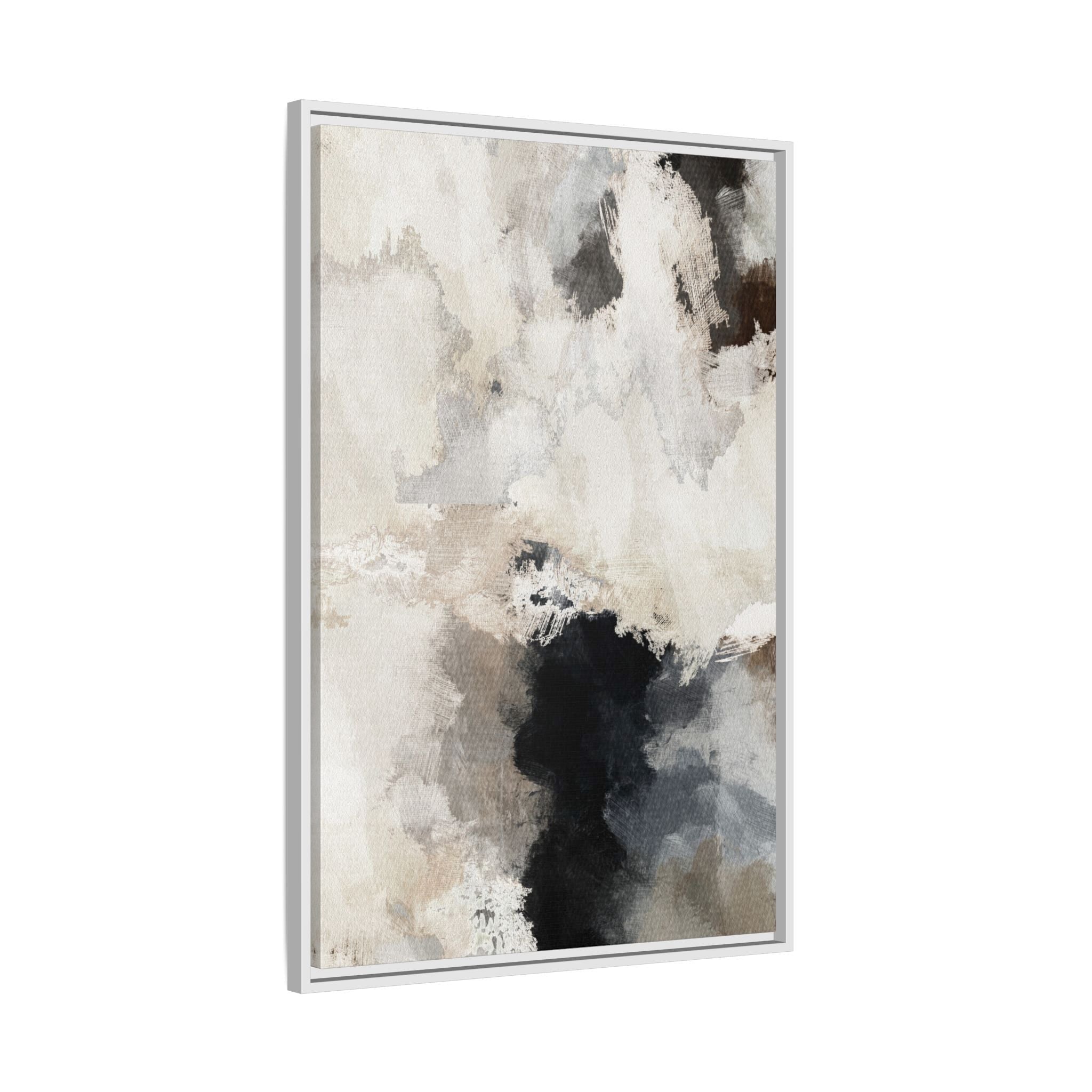 Neutral Abstract Watercolor Wall Art - Style B