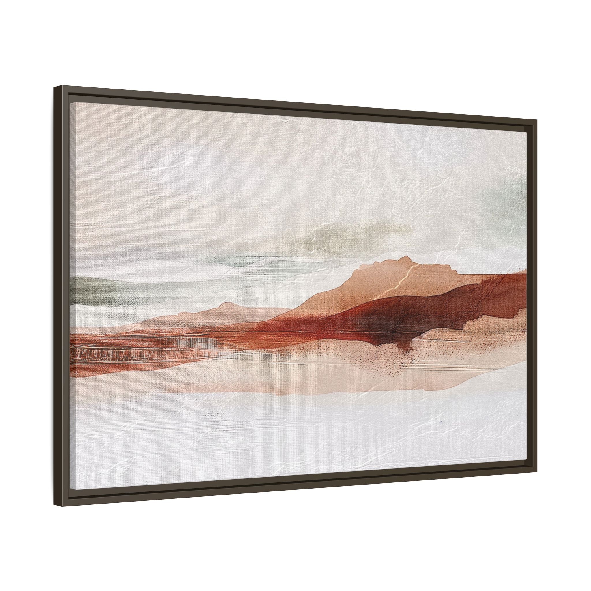 Abstract Earth Tones Landscape Wall Art