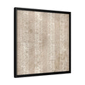 Beige and white wabi sabi framed wall art
