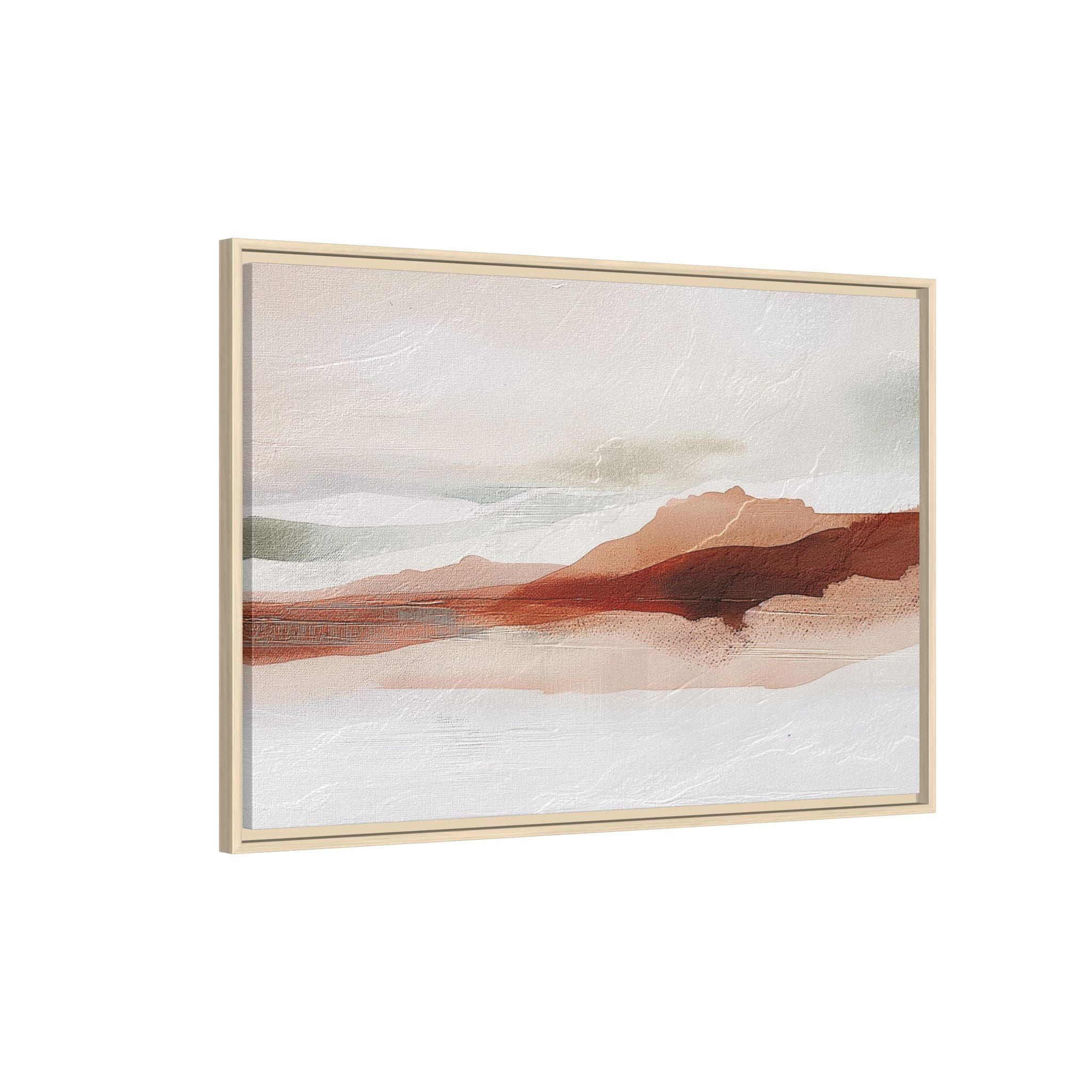 Abstract Earth Tones Landscape Wall Art