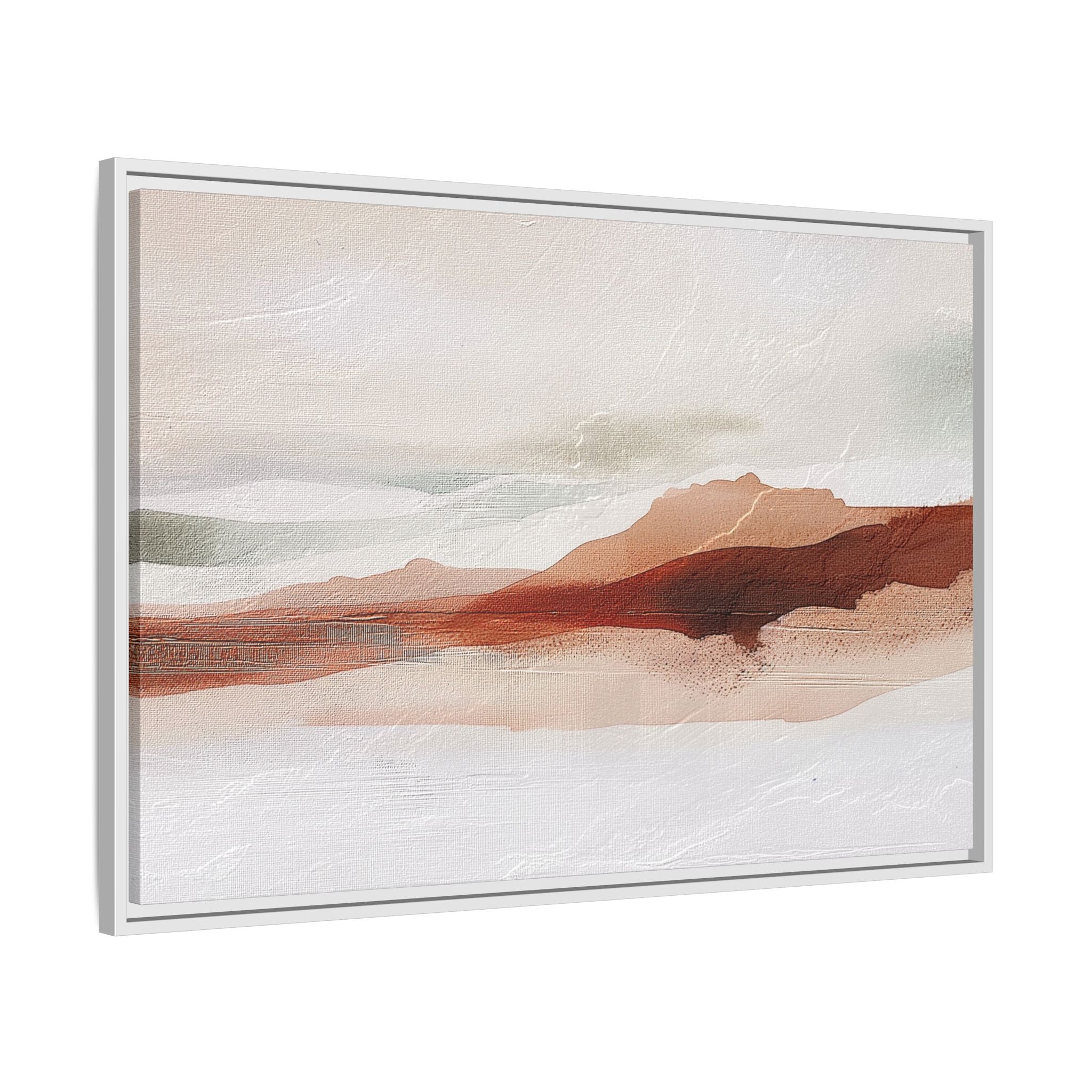 Abstract Earth Tones Landscape Wall Art