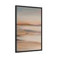 Soft Sunset Abstract Coastal Landscape Wall Art