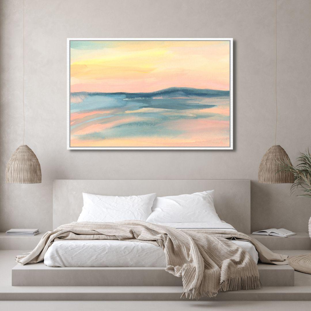 Pastel Ocean Abstract Wall Art
